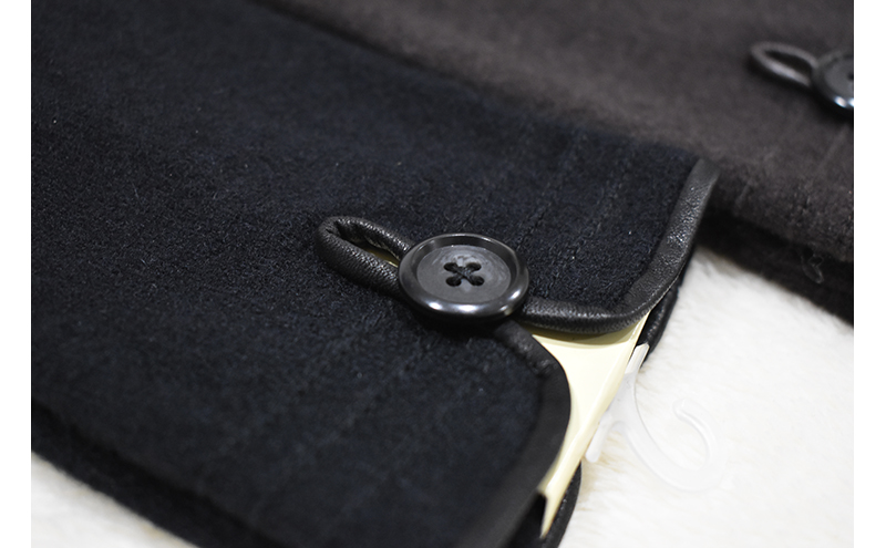 NEWメンズ手袋（ボタンデザイン）ブラック