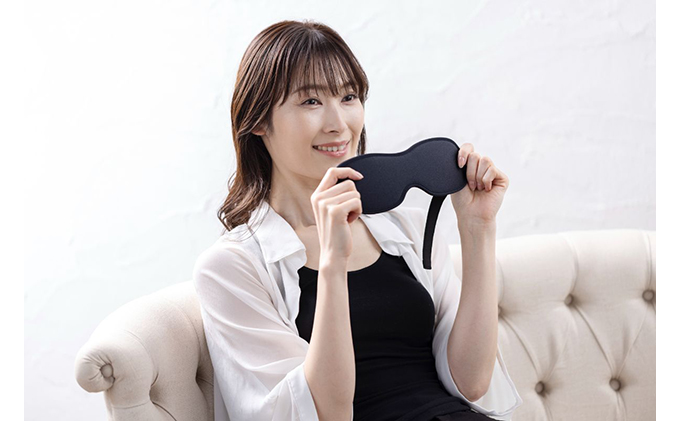 adjust+　アイマスク ファッション 小物 血行促進 ニット生地 製職人 安心 日本製 温活 眠活