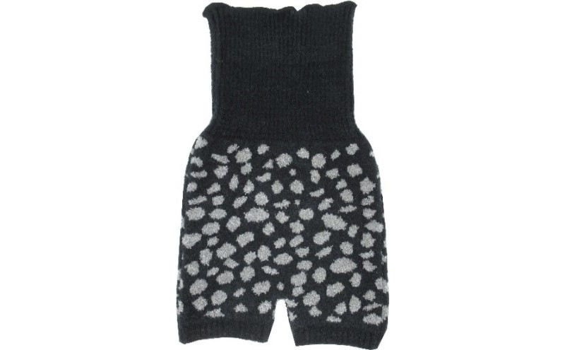 ヒョウ柄婦人腹巻付き ニットパンツ　3組セット