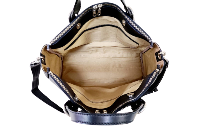 タンニンスムース A4-2WAYビジネスバッグ 日本製　キャメル