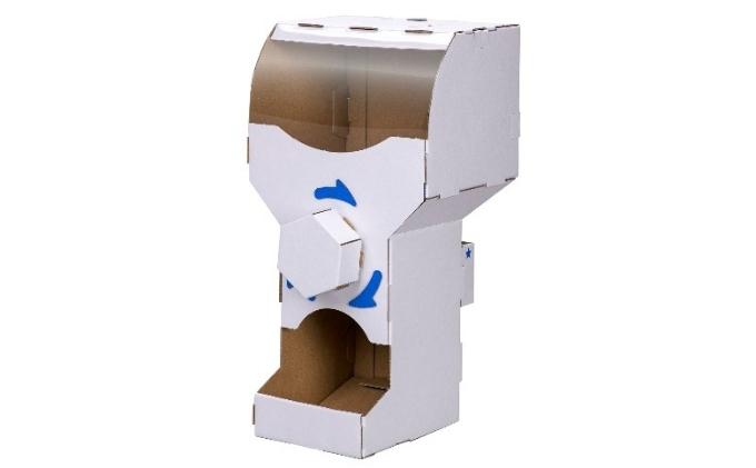 ダンボール工作　自販機　ガチャ　シューティング