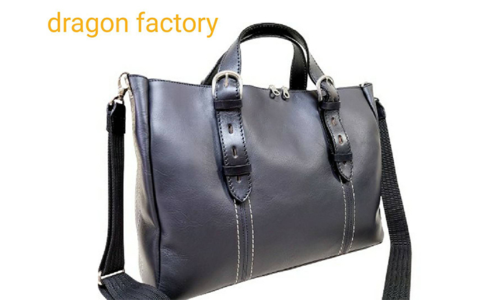 タンニンスムース A4-2WAYビジネスバッグ 日本製　グレー