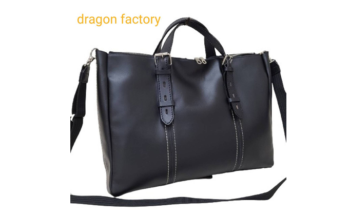 タンニンスムース B4-2WAYビジネスバッグ 日本製　ブラック