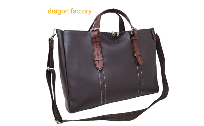 タンニンスムース B4-2WAYビジネスバッグ 日本製　チョコ