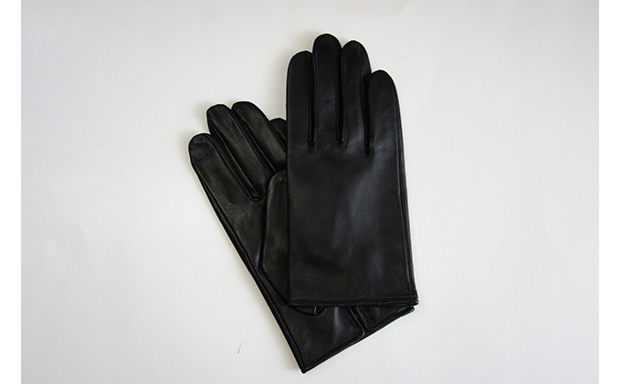 革手袋職人が仕上げる高級羊革手袋2点セット　紳士用革手袋（24cm）