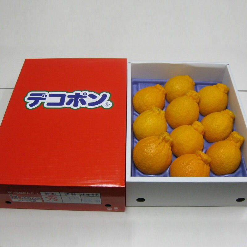 【ふるさと納税】【さぬき讃フルーツ】ハウスデコポン 約3kg化粧箱入り