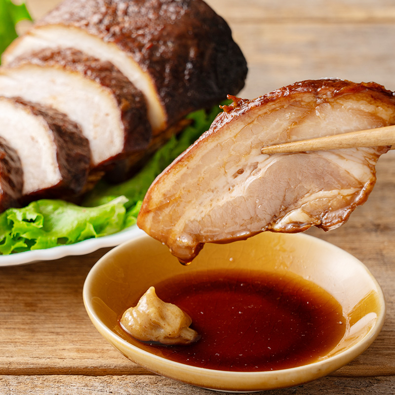 濃厚ジューシー肉汁溢れる焼き豚 スライス800g