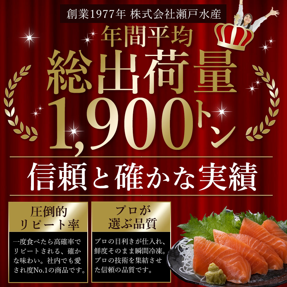 【ふるさと納税】アトランティックサーモン　300g