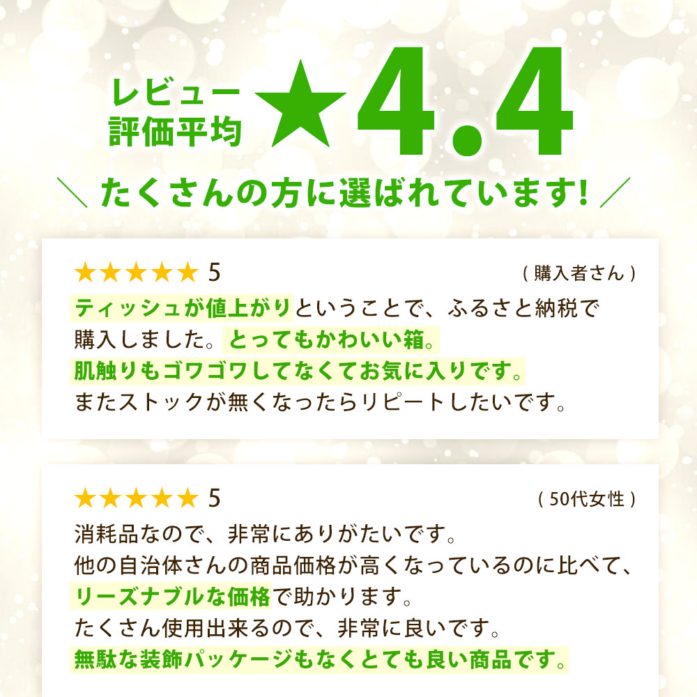【ふるさと納税】3か月ごと2回　プラムファッション Boxティッシュ 5箱×4パック