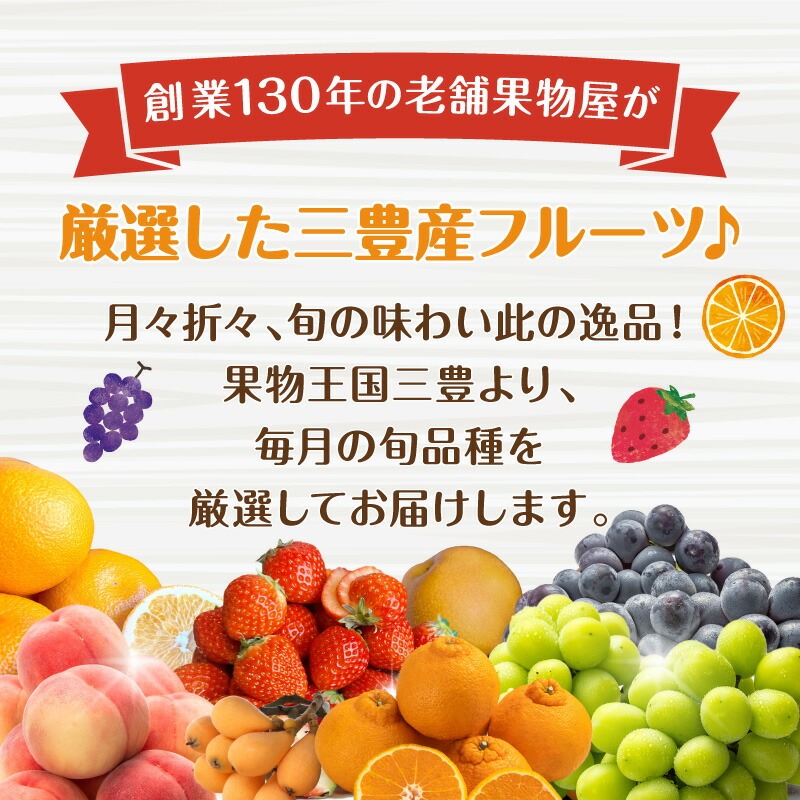 月の旬果定期便♪(12ヶ月連続)
