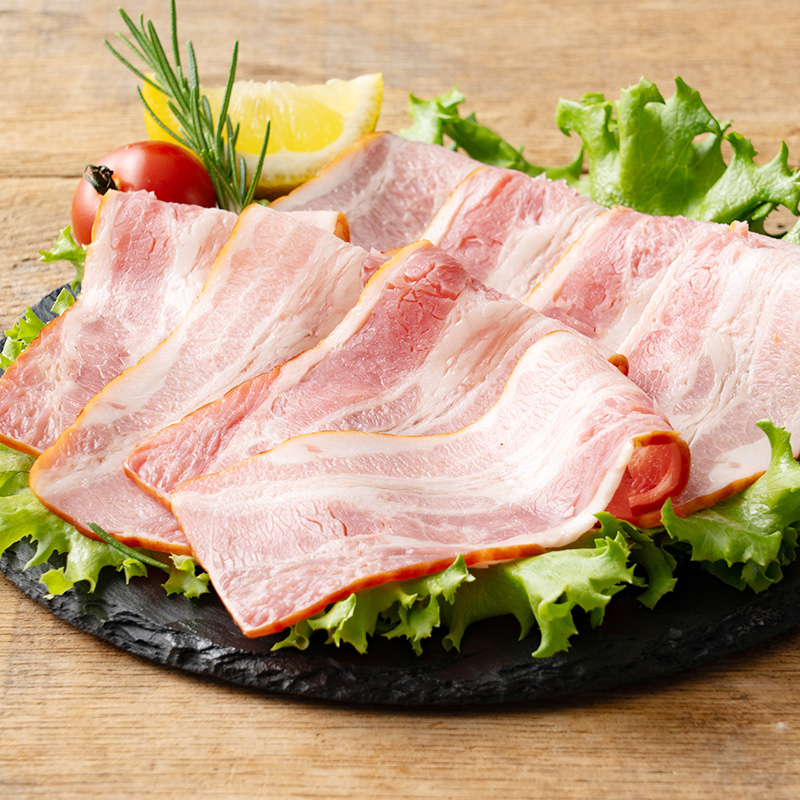 とろけるジューシーベーコンブロック&スライス1.2kg