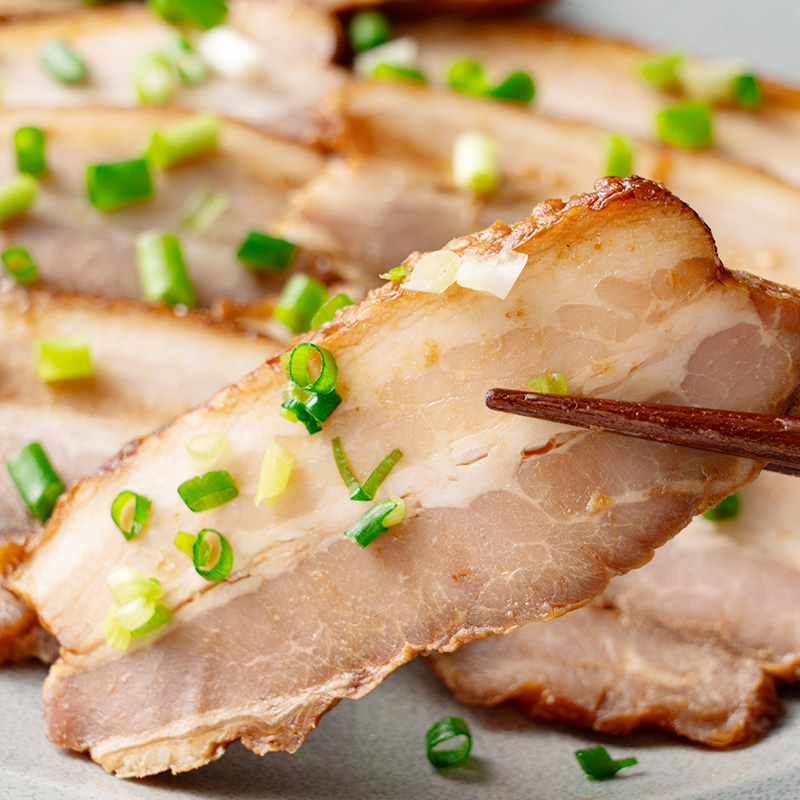濃厚ジューシー肉汁溢れる焼き豚 スライス800g