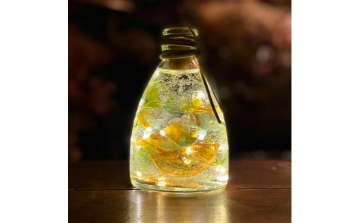 JRoseジェルフラワーライトとアジサイミラー