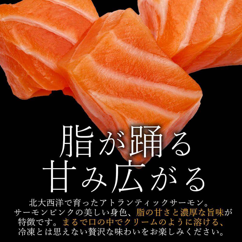 【ふるさと納税】アトランティックサーモン　300g