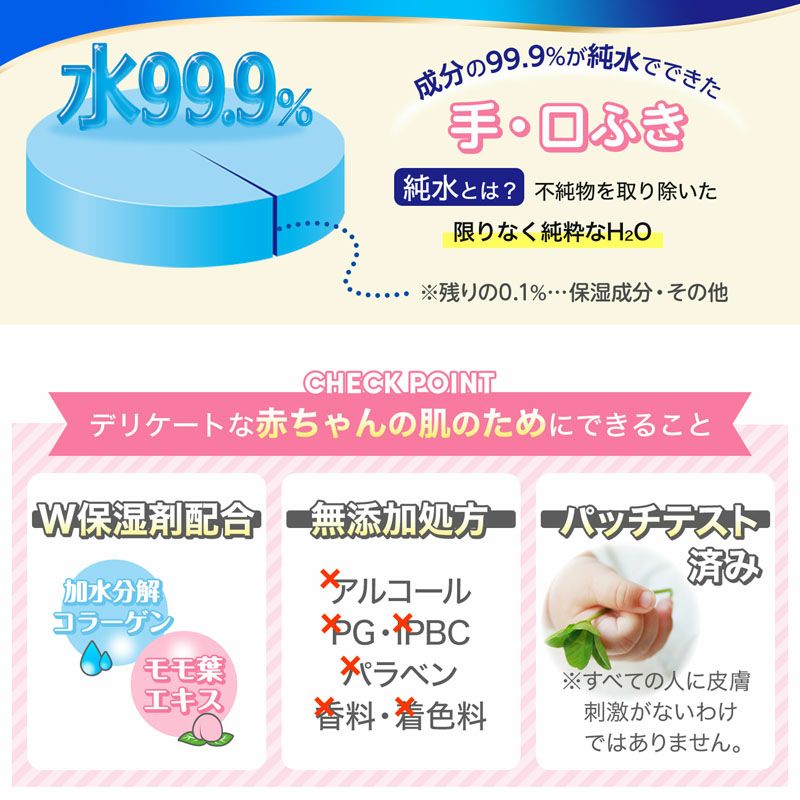 【ふるさと納税】L99.9手口ふき(w80枚×3個)×16袋