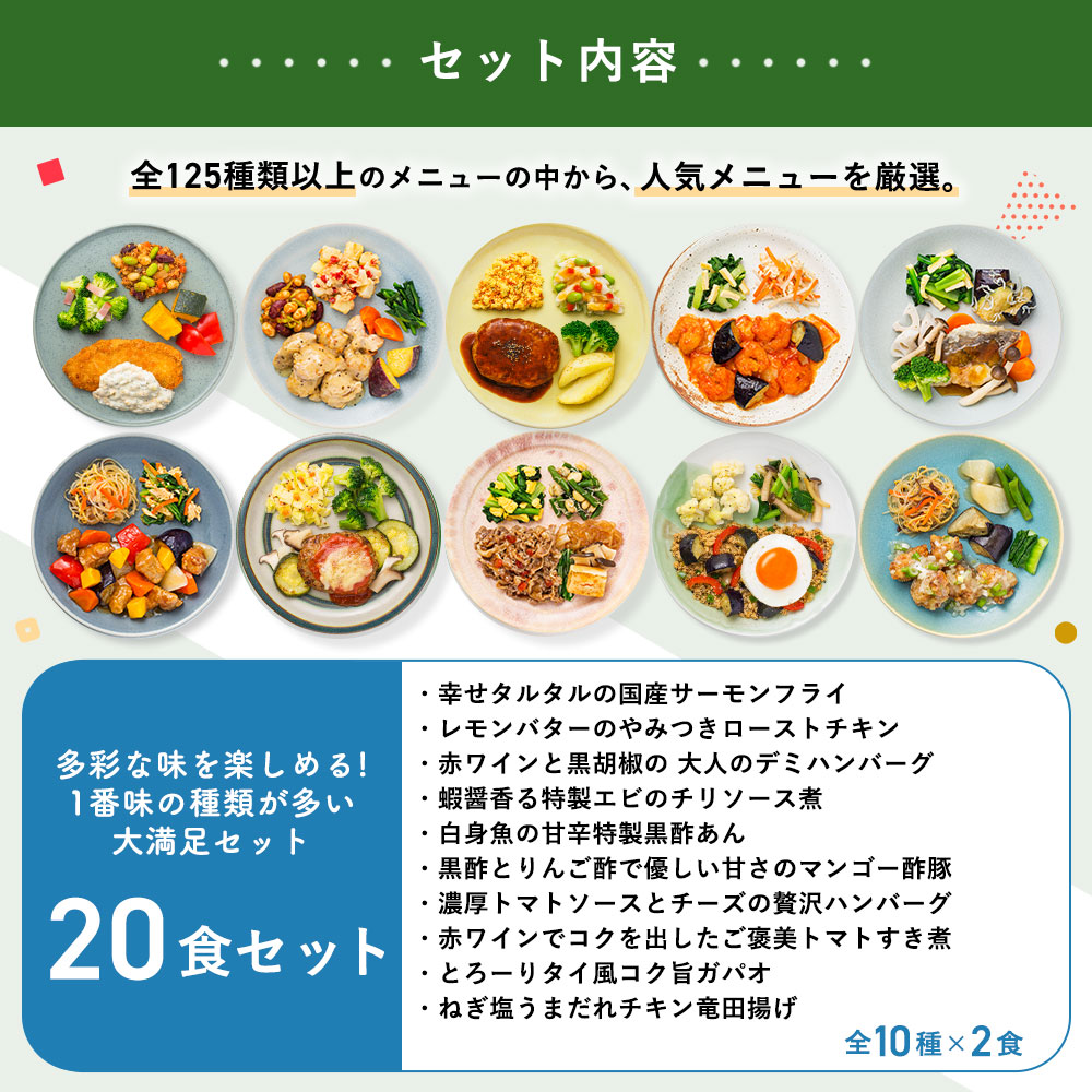 三ツ星ファームおかずプレート 20食セット