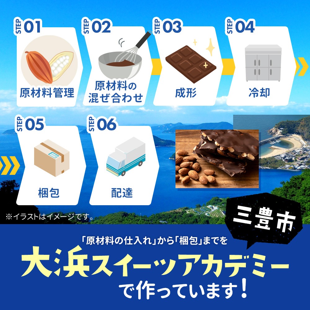 割れチョコ ミルフィーユ 200g