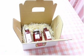 【 小豆島 】豊島産いちごの特製いちごソース＆ジャムセット