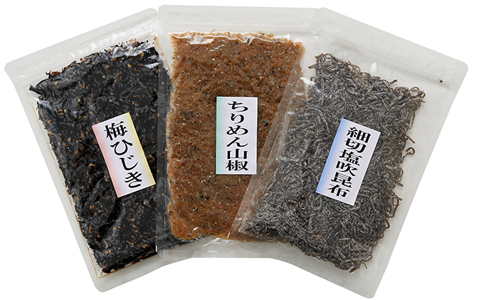 【 小豆島 】小豆島こだわりの佃煮3種セット