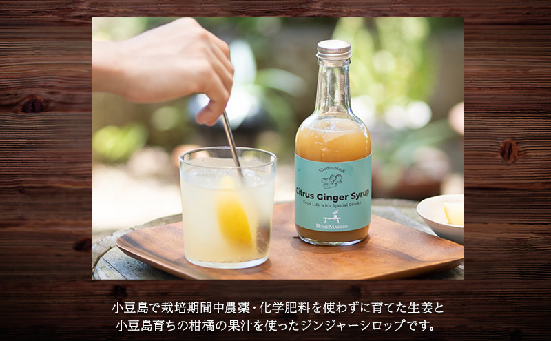 【 小豆島 】小豆島ジンジャーシロップ3本セット
