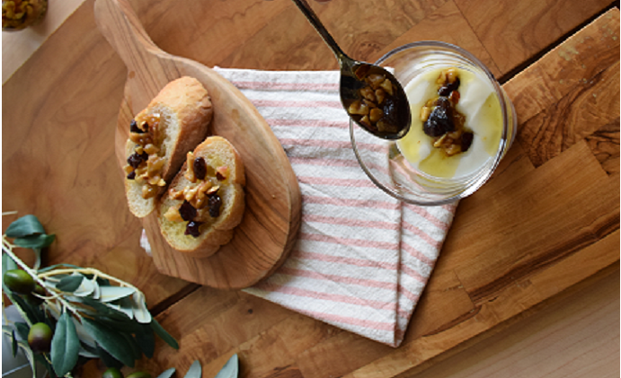 【 小豆島 】オリーヴの森 レモンオリーヴオイル＆はちみつ ナッツとフルーツのコンフィ 110g×2本 セット オリーブオイル オイル漬け はちみつ ハチミツ 蜂蜜 檸檬 レモン ナッツ フルーツ ヘルシー 健康 調味料 香川 香川県 土庄 土庄町