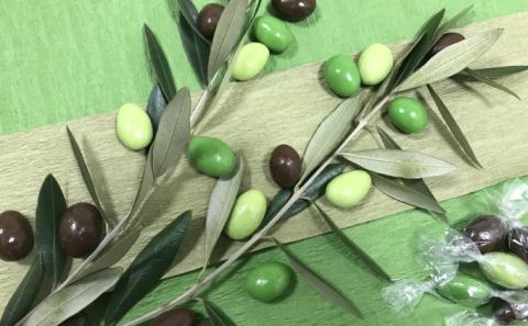 【 小豆島 】 オリーブアーモンドチョコレート 100g×6箱【配送不可：沖縄、北海道、離島】 チョコ 菓子 お菓子 オリーブ アーモンド チョコレート 香川 香川県 土庄 土庄町