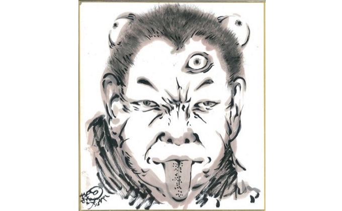 【 小豆島 】妖怪画家による妖怪風似顔絵（1人） チケット イラスト オリジナル 絵 似顔絵 妖怪 香川 香川県 土庄 土庄町