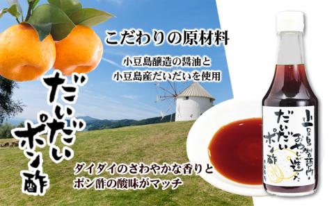 【 小豆島 】小豆島製麺所のおやじが造った『こだわり塩だしつゆ』&『こだわり麺つゆ』『だいだいポン酢』セット