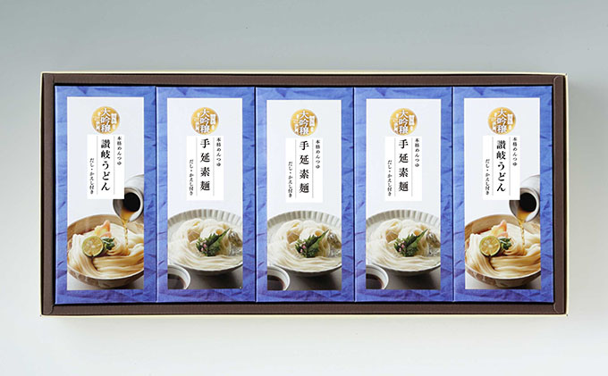 【 小豆島 】大吟穣そうめん・大吟穣うどん　だし・かえし詰合せ50-PSK