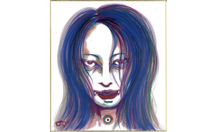 【 小豆島 】妖怪画家による妖怪風似顔絵（1人） チケット イラスト オリジナル 絵 似顔絵 妖怪 香川 香川県 土庄 土庄町