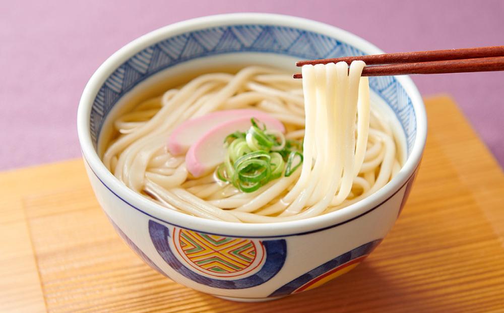 手延べ半生こびきうどん 9袋入り だし醤油(麺つゆ)セット