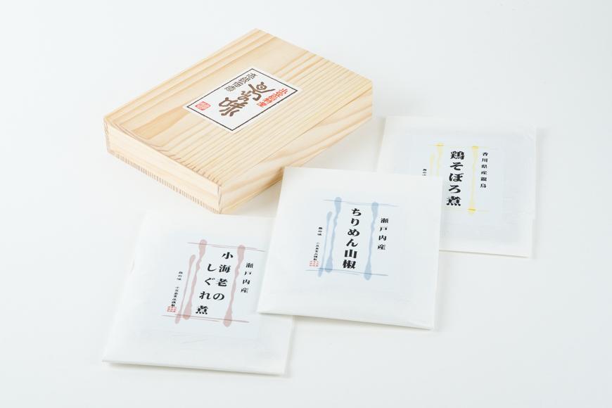 こだわりの無添加　佃煮三品詰合せ（100g ×3袋）