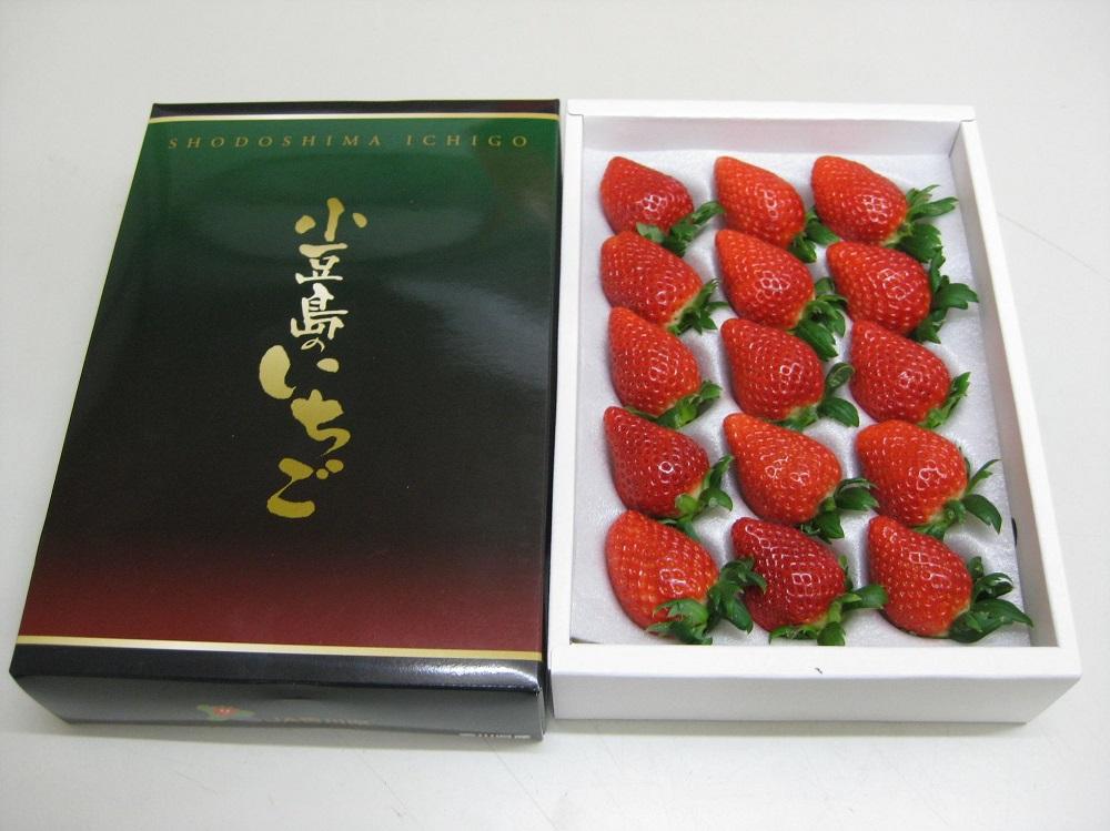 小豆島女峰いちご 化粧箱入り 約400g