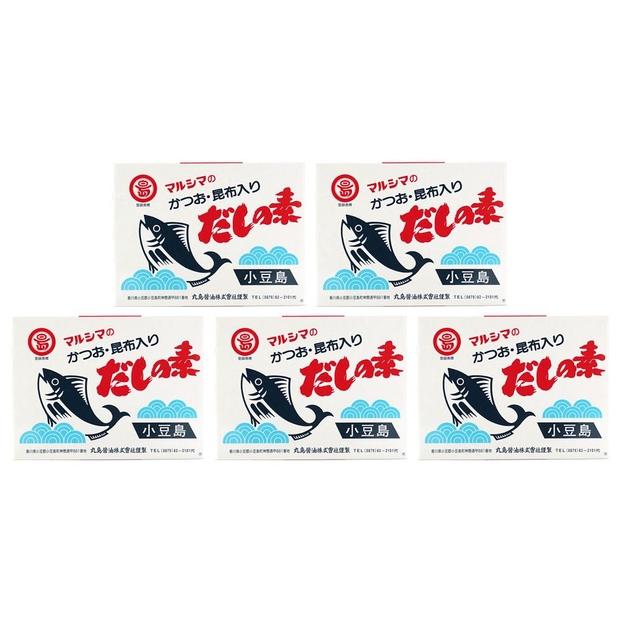 小豆島 丸島醤油 マルシマだしの素 160g（10g×16包）箱入 ５箱