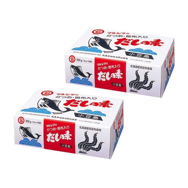 小豆島 丸島醤油 マルシマだしの素 500g（10g×50袋）箱入 2箱