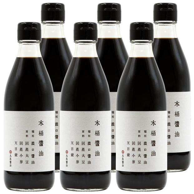 小豆島 丸島醤油 木桶醤油 360ml  6本 