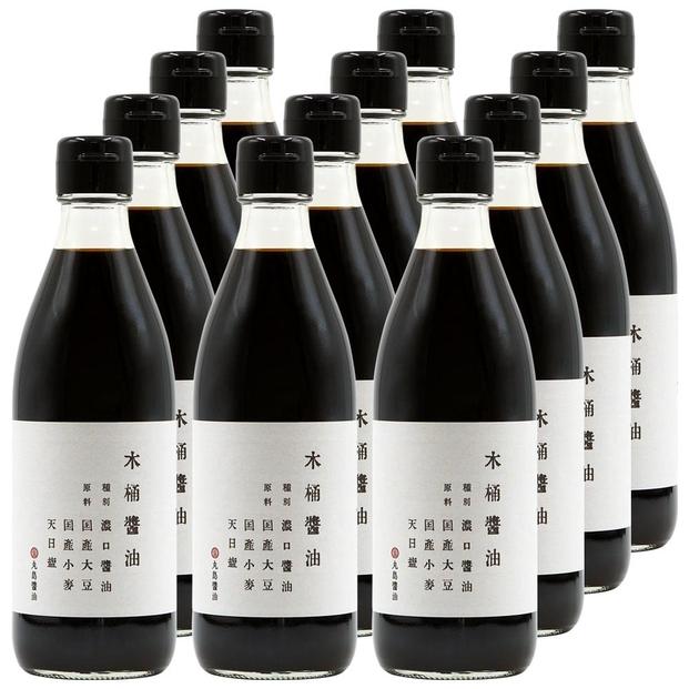 小豆島 丸島醤油 木桶醤油 360ml  12本 