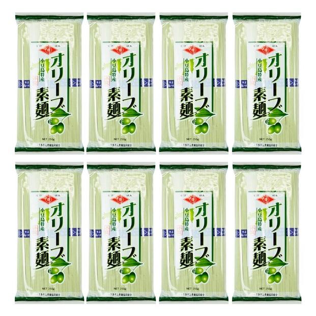 小豆島手延素麺 オリーブ素麺 単品8袋 1袋250g（50g×5束） 