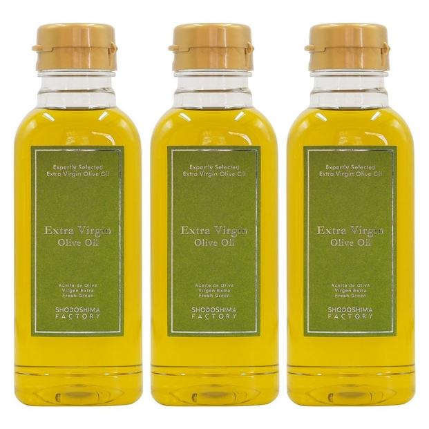 若摘果実エキストラバージン（EXV）オリーブオイル  300ml３本セット