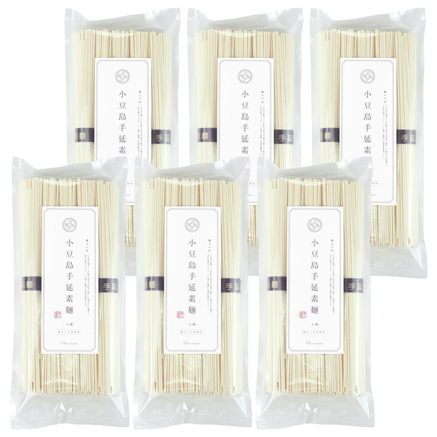 小豆島手延素麺(太麺) 6袋セット1.5kg 1袋当たり250g(50g×5束)