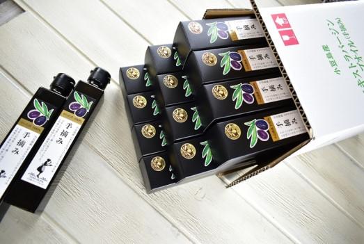 小豆島産　エキストラバージンオリーブオイル〔手摘み〕182g×12本セット