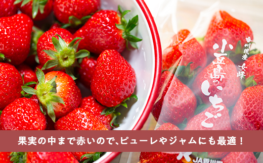 小豆島女峰いちご 約230g×4パック