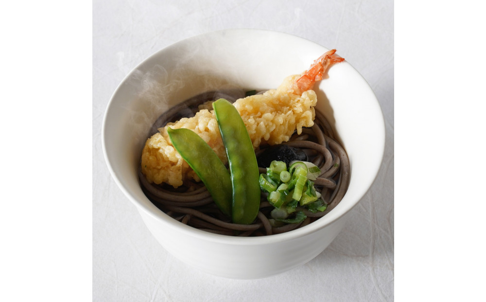 さぬき小豆島　手延冷凍調理そば6食セット（えび天２/きつね２/かきあげ２）