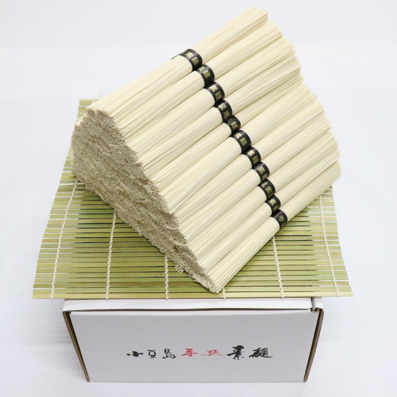 小豆島手延べそうめん (国内産小麦使用) 黒帯 6kg