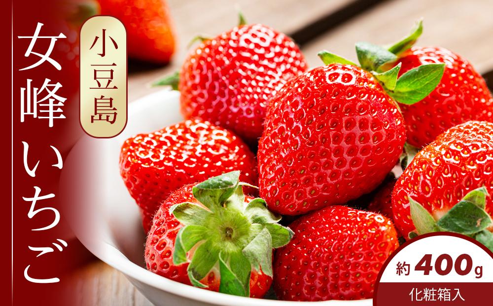 小豆島女峰いちご 化粧箱入り 約400g