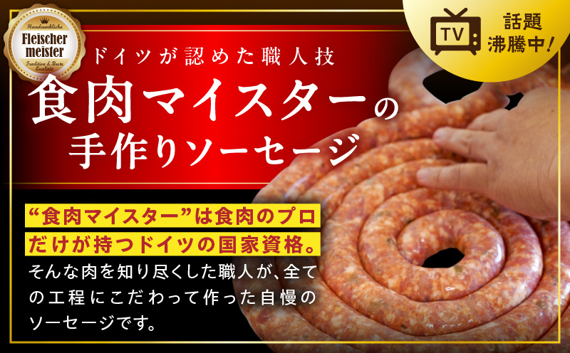 ドイツ食肉マイスターが作るソーセージアソート（S） | ソーセージ 生ソーセージ 手作り 国産 お取り寄せ ギフト 粗挽き おつまみ キャンプ BBQ お弁当 チョリソー ハーブ フレッシュ ジューシー ディナー ビールに合う |_mk003-004