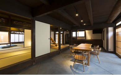 【一棟貸の町家「古街の家」】「料亭公楽」特選料理付宿泊プラン