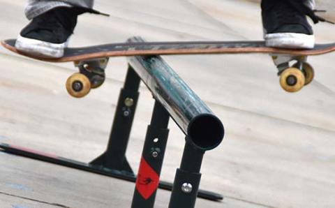 スケートボード レール 丸パイプ スポーツ スポーツ用品 スケボー アウトドア F5J-192