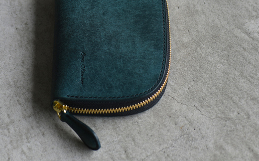 ファスナーウォレット 手のひらサイズ ミディアムサイズ ラウンドファスナーウォレット （ペトロ―リオ） F5J-1048