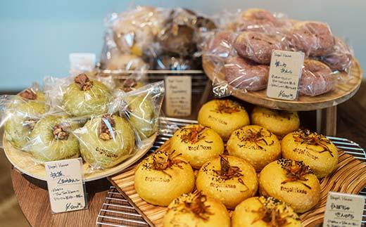 季節の詰め合わせベーグル 10個セット ベーグル 全粒粉 ベジタリアン 地元 野菜 ヴィーガン 乳製品不使用 香川県 琴平町 こんぴらさん F5J-1074